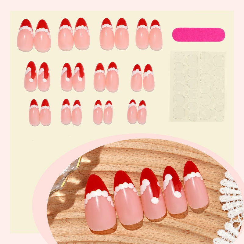 Kunstnagelset mit festlichem Design Karnz
