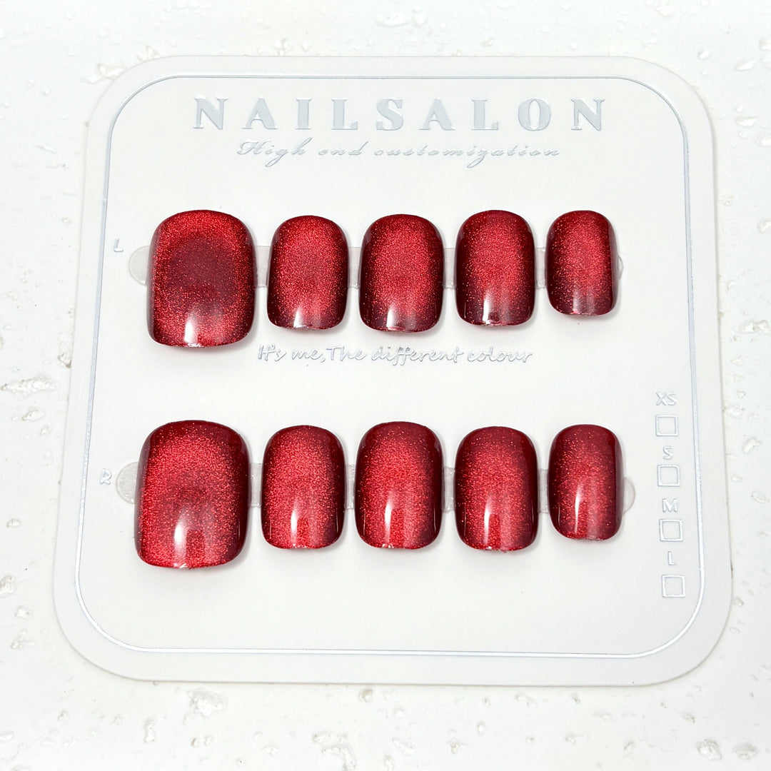 Glänzendes Glitter Press-On Nail Set