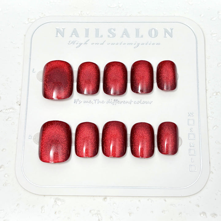 Glänzendes Glitter Press-On Nail Set