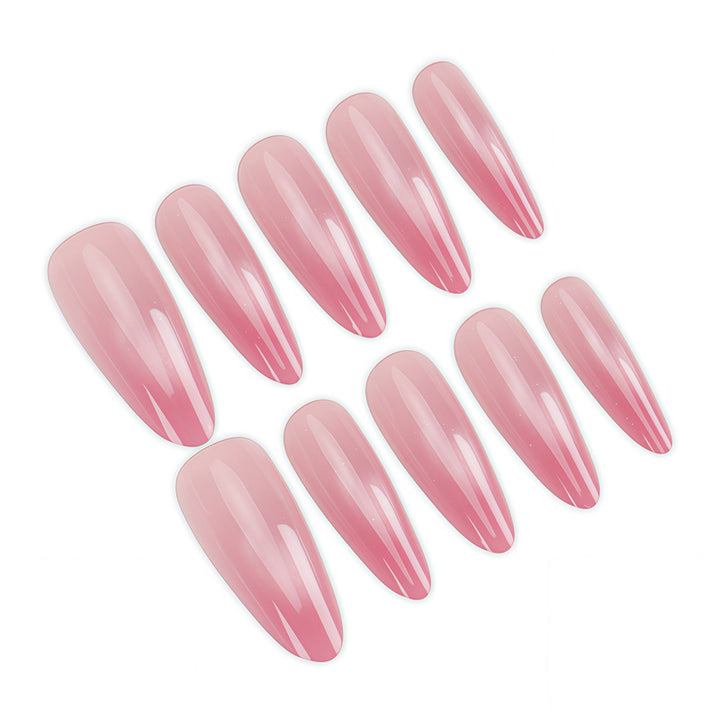 Elegante Ombre Stiletto Druck-Nägel Karnz