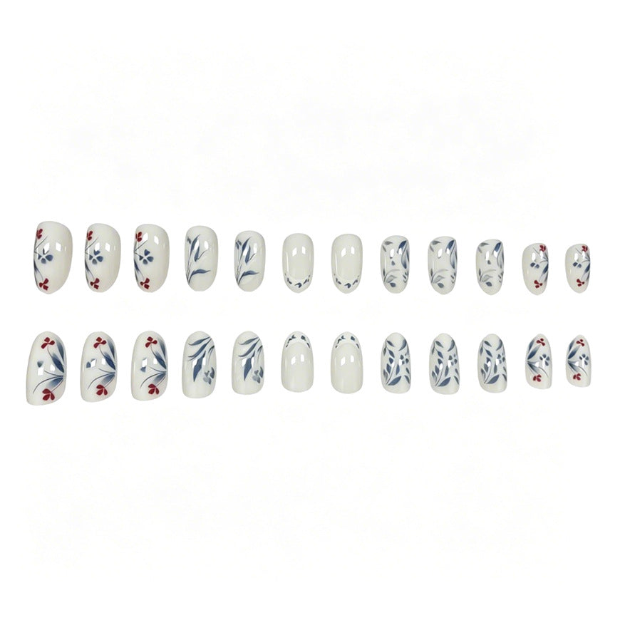 Künstlerische florale Acryl-Nagelkunst-Verstärkungen Karnz