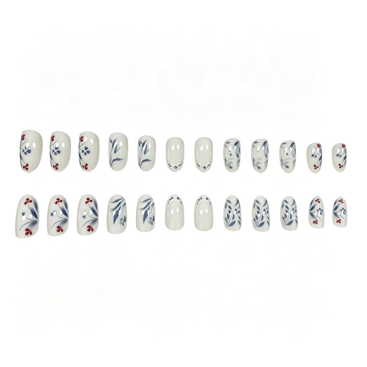 Künstlerische florale Acryl-Nagelkunst-Verstärkungen Karnz