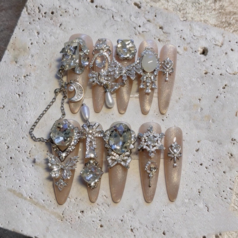 Dekoratives Acryl-Nagelset