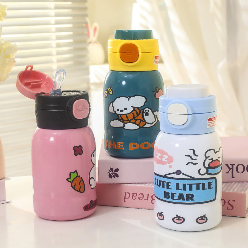 Unisex Wasserdichte Trinkflasche mit süßem Bärendesign Karnz
