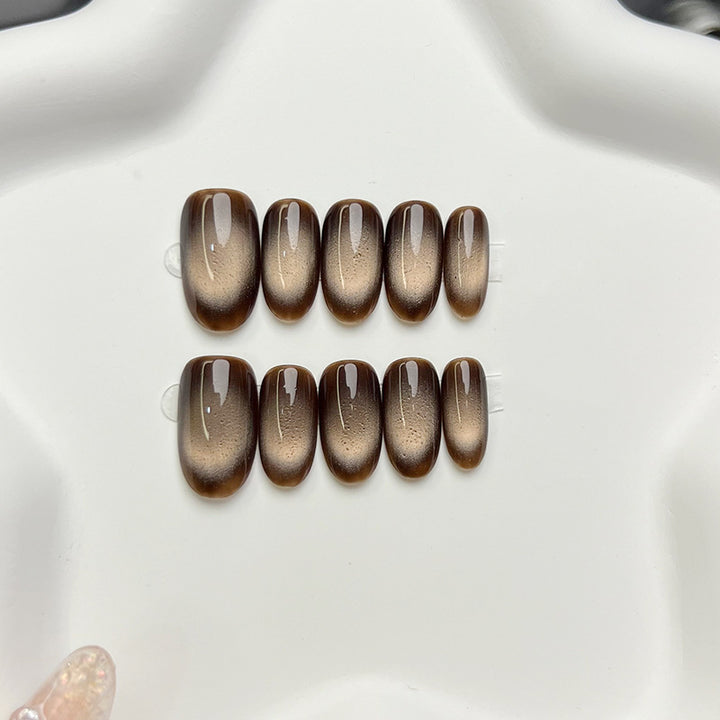 Elegantes Farbverlauf-Nailtip-Set