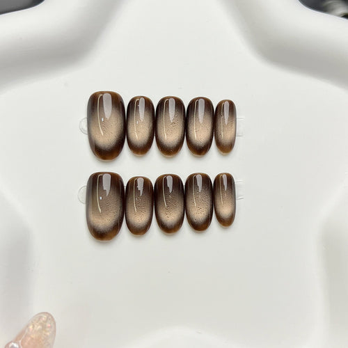 Elegantes Farbverlauf-Nailtip-Set