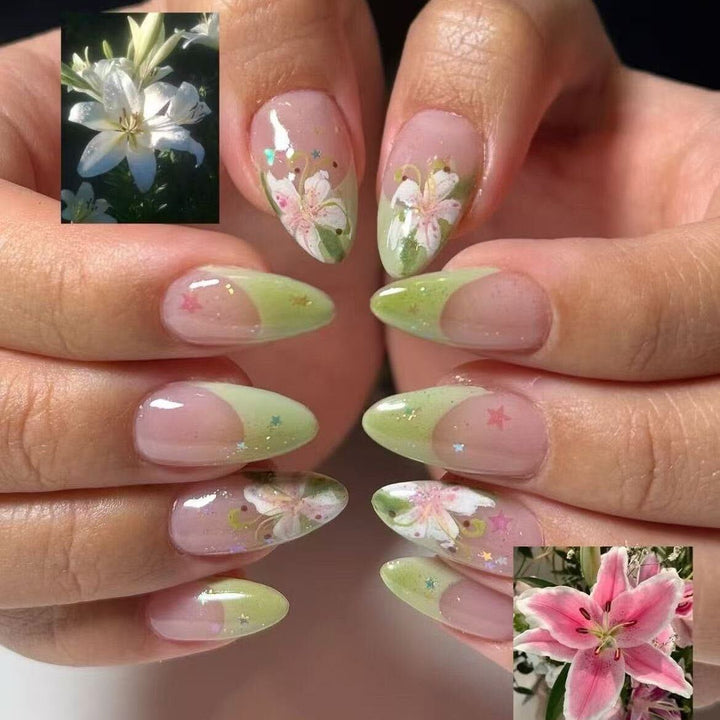 Künstlerisches Stiletto-Nagelset Karnz