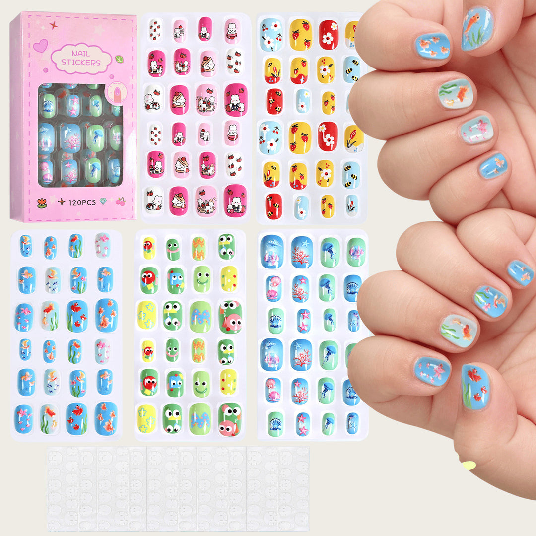 Kreatives Cartoon Nagelkunst Aufkleber Set Karnz