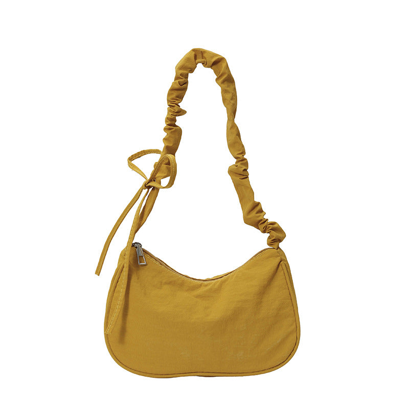 WoTexturiertes Stoff Sling Bag Karnz