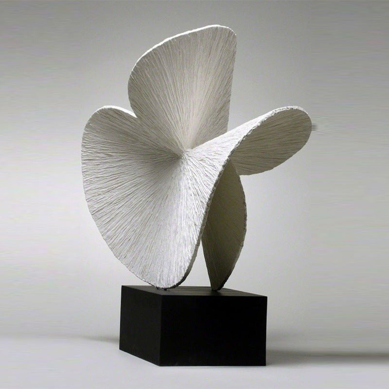 Dekorative Moderne Blattskulptur