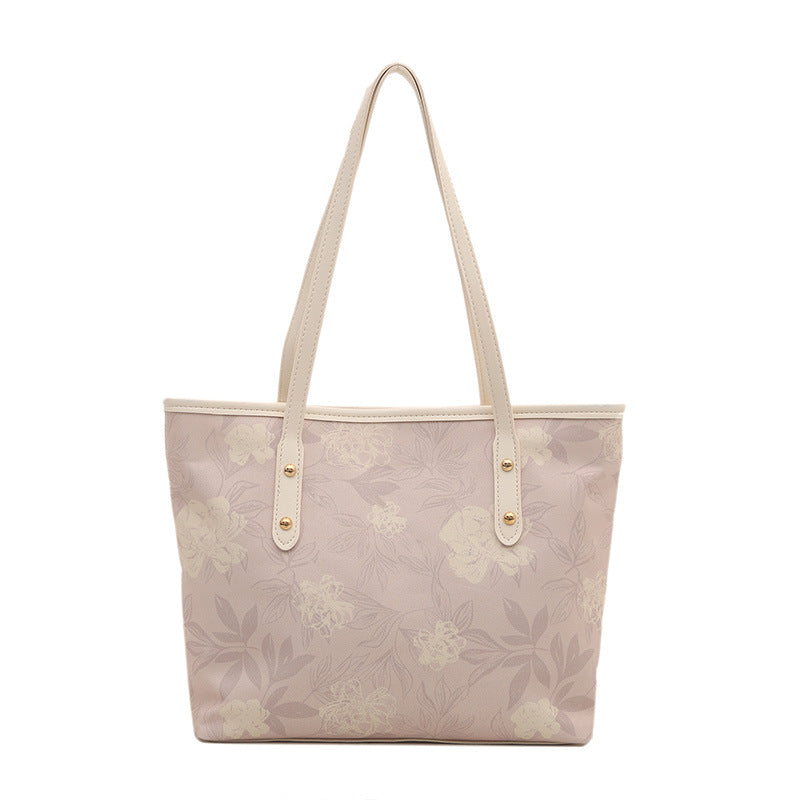 Blumenmuster Tote Bag Karnz