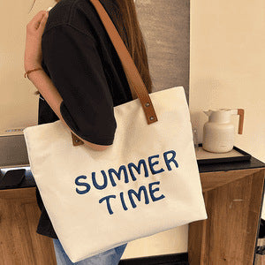 Strandtasche mit Gesticktem Sommermotiv Karnz