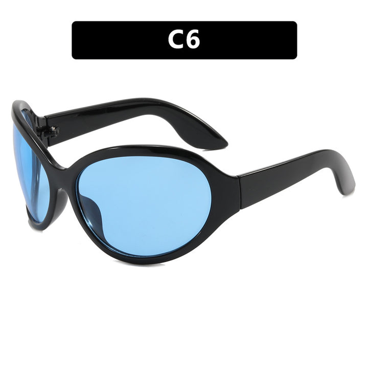 Damen sportliche Sonnenbrille mit robustem Design Karnz