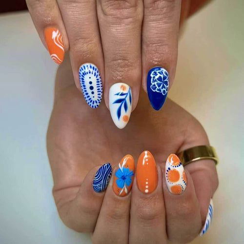 Künstlerisches saisonales Nageldesign-Set