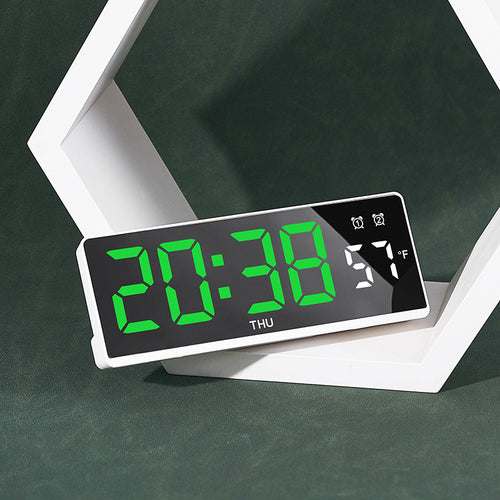Digitaler Wecker mit Großem Led-Display und Wetteranzeige Karnz