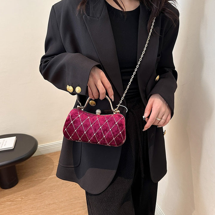 Elegante gesteppt Abendtasche