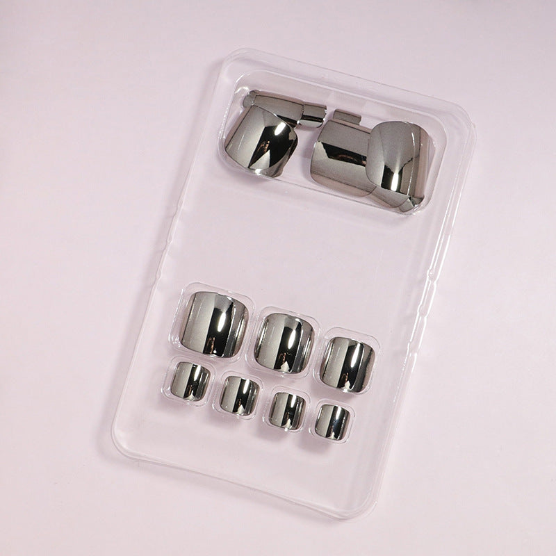 Premium Metallic Fußnagel Set Karnz
