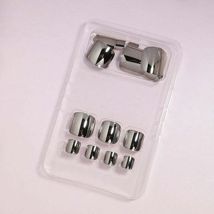 Premium Metallic Fußnagel Set Karnz