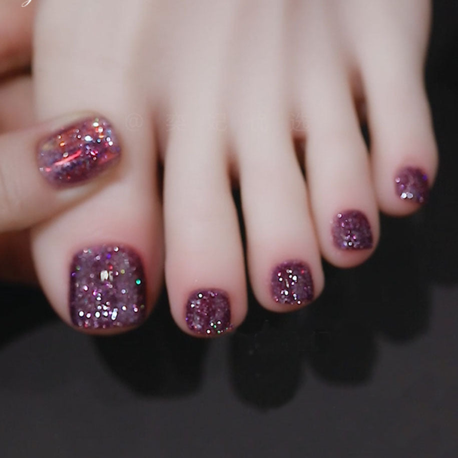 Glitzernder Funkel Nagelkunst