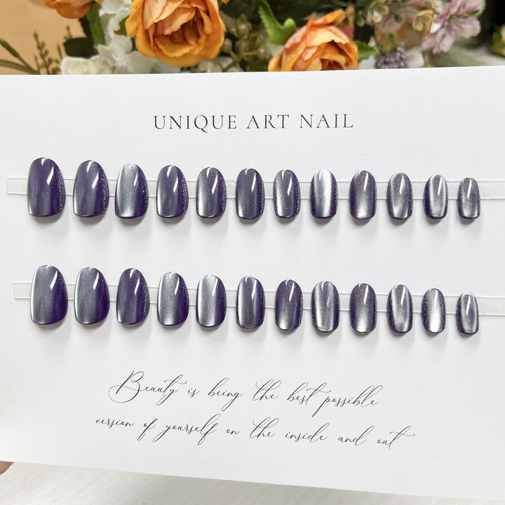 Schimmerndes Glitzer Press-On Nagelset