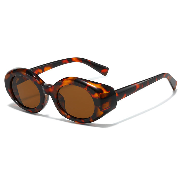 Oversized geometrische Sonnenbrille mit dicken Rahmen Karnz