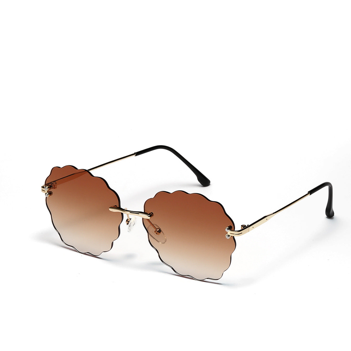 Damen modische Sonnenbrille im einzigartigen Blumenrahmen Karnz