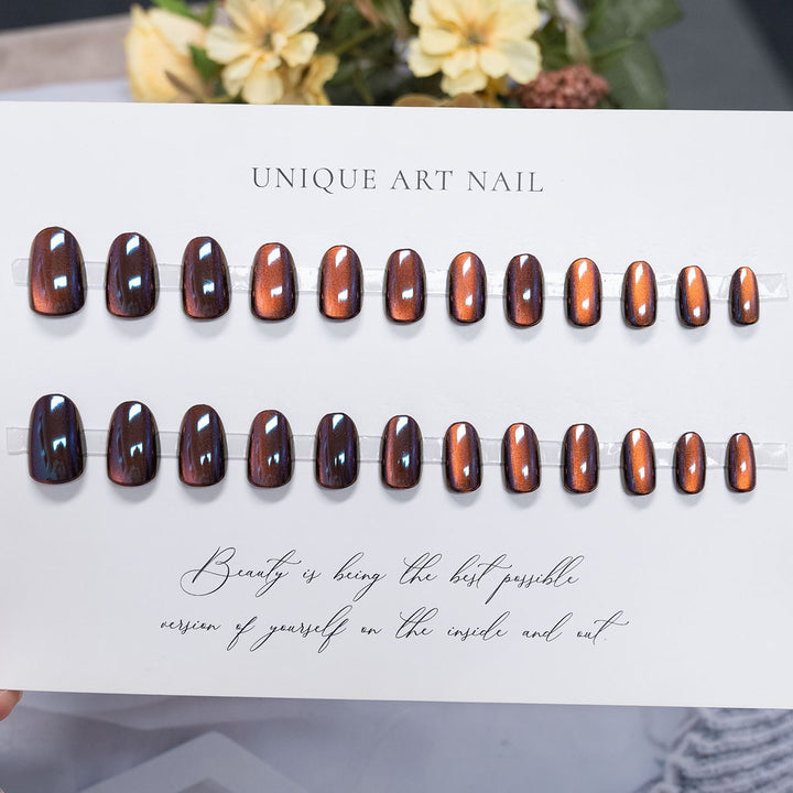 Metallic Press-On Nagel Set