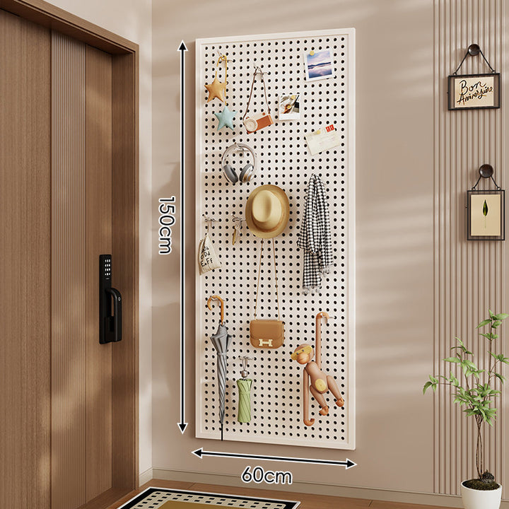 Wandanag perforiertes Lochboard-Organizer-Panel Großes Quadrat mit modularen Haken und Zubehör