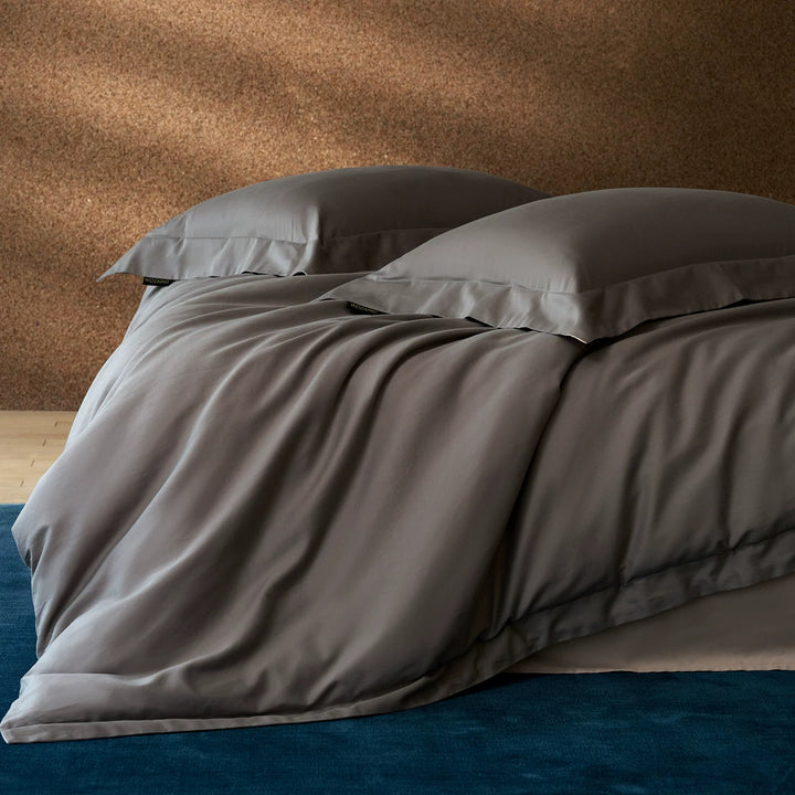 Luxuriös Wendbare Baumwollsatin Bettbezug Set