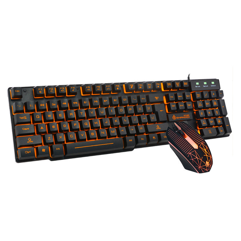 Gaming-Tastatur und Ergonomische Maus mit Schnellere Reaktionszeiten Karnz