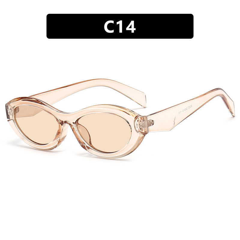 Damen elegante Cat-Eye Sonnenbrille mit schützendem UV-Filter und modischem Rahmen Karnz