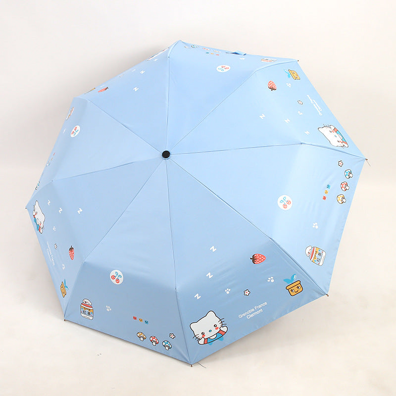 Damen Bunter Regenschirm Karnz