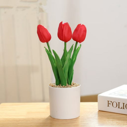 Realistisches Tulpenblumenarrangement