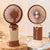 Damen Tragbarer Mini-Ventilator mit innovativem Design und USB-Ladefunktion Karnz