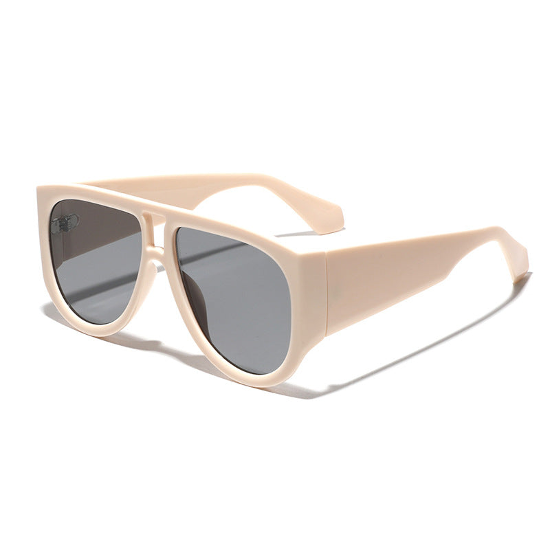 Damen modische Oversized-Sonnenbrille mit ergonomischem Rahmen Karnz