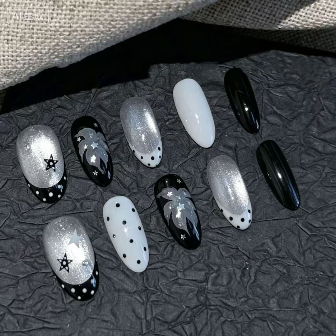 Künstlerisches Ombre Glitter Nagelkunst Set Karnz