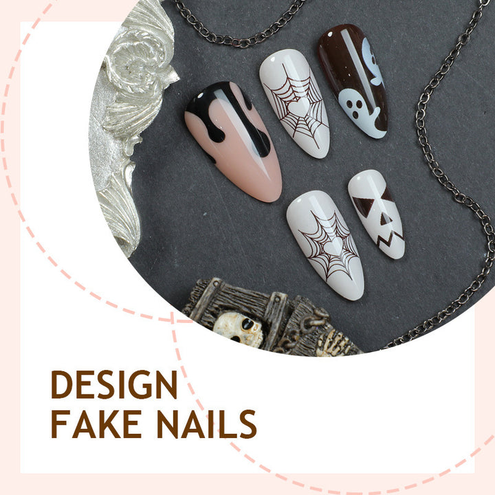 Urlaubs-inspiriertes Gothic-Nagelkunst-Set