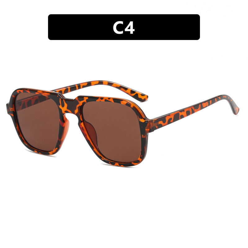 Damen außergewöhnliche Sonnenbrille im modernen Tierdruckdesign Karnz