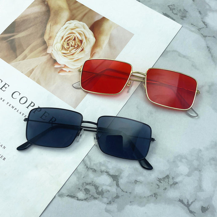 Geometrischer Rahmen Brille Karnz