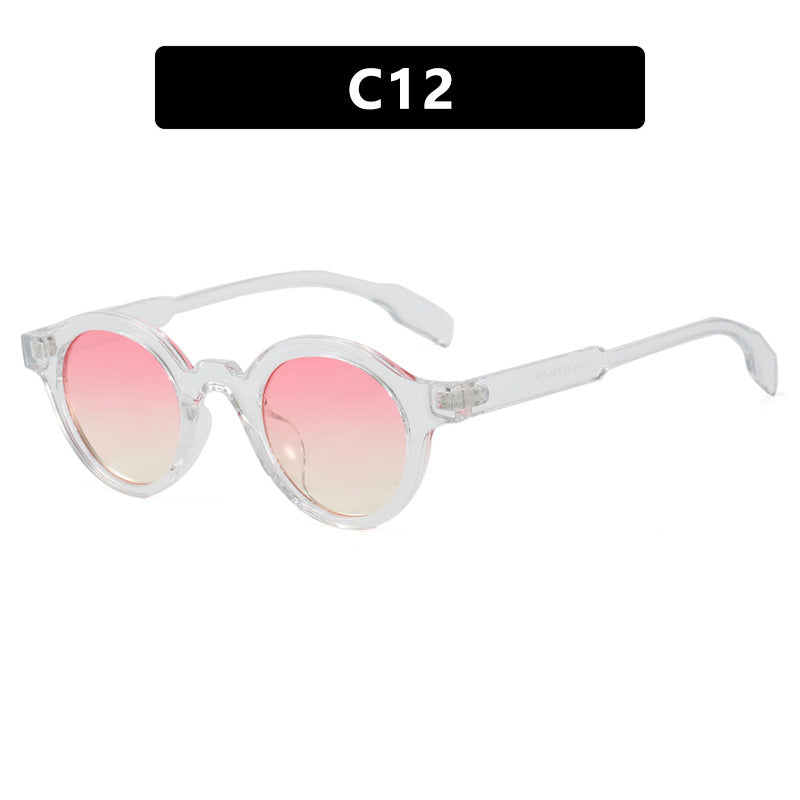 Damen modische runde Sonnenbrille mit hochwertigem, flexiblem Rahmen Karnz