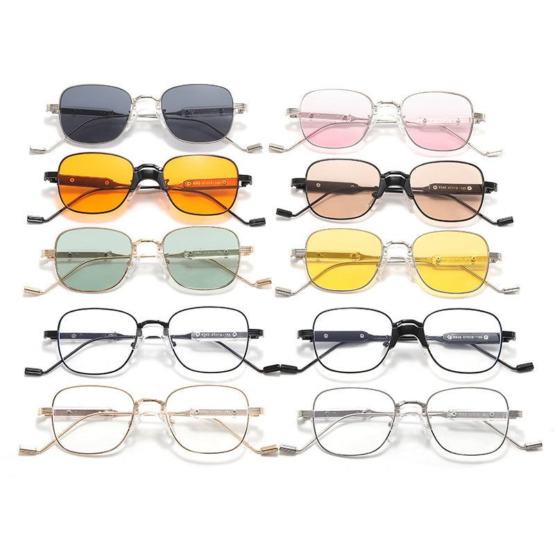 Damen Designer-Brille im futuristischen quadratischen Stil Karnz