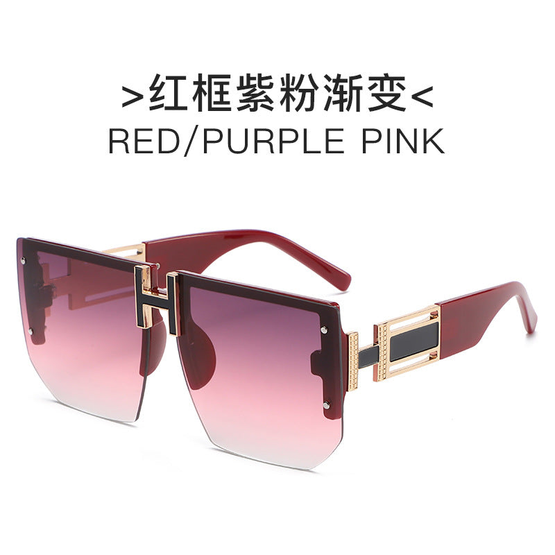 Damen futuristische Quadrat-Sonnenbrille Karnz