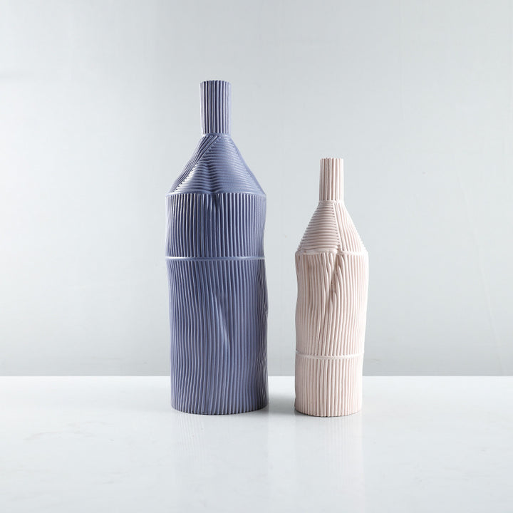 Dekoratived Streifen Keramik Vase