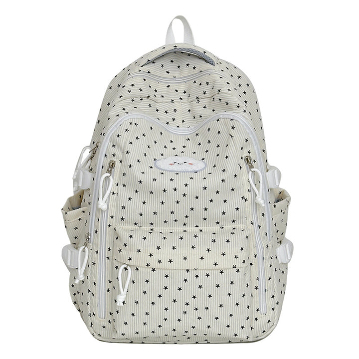 Trendig Star-Beschichtet Multi-Taschen Rucksack Karnz