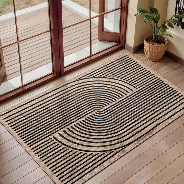 Geometrisch gemusterte Fußmatte