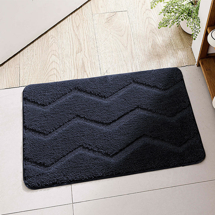 Chevron-Muster-Badmatte