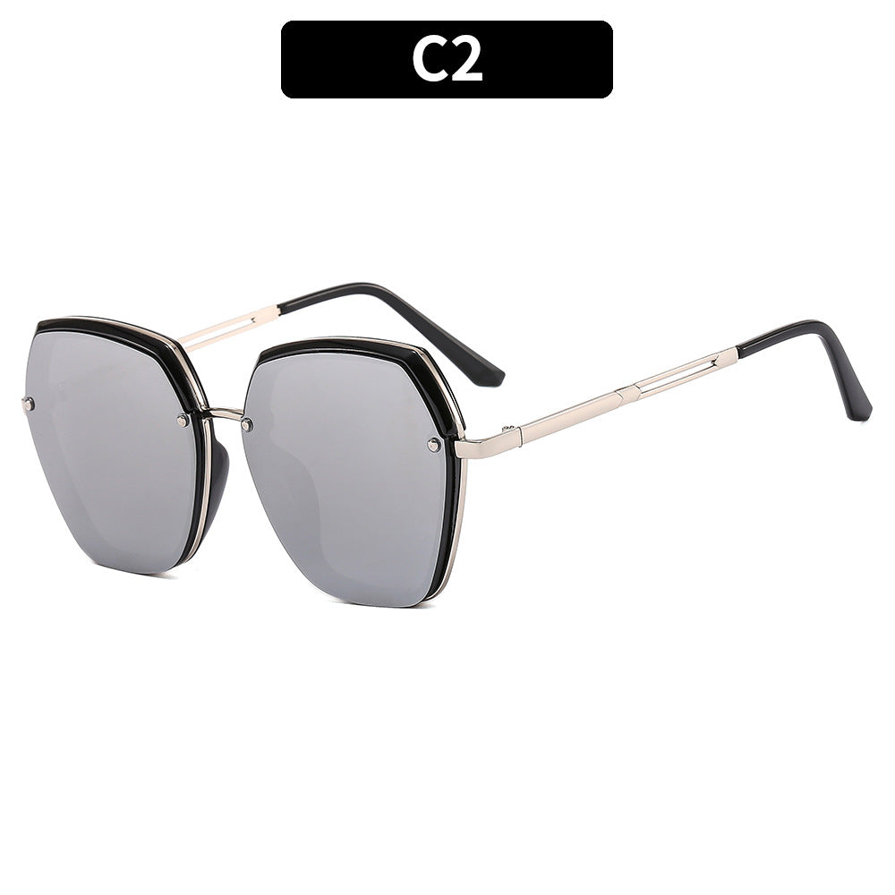 Designer Geometrische Rahmen Sonnenbrille