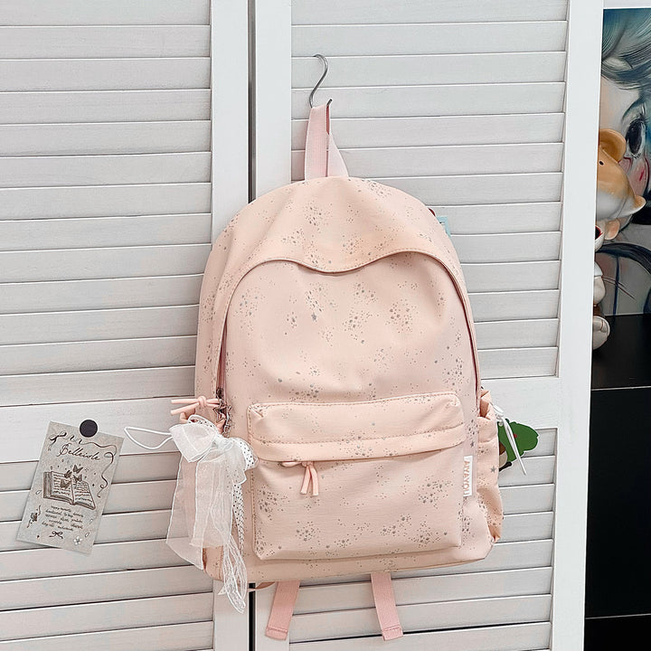 Verspielter Blütenprint Rucksack Karnz