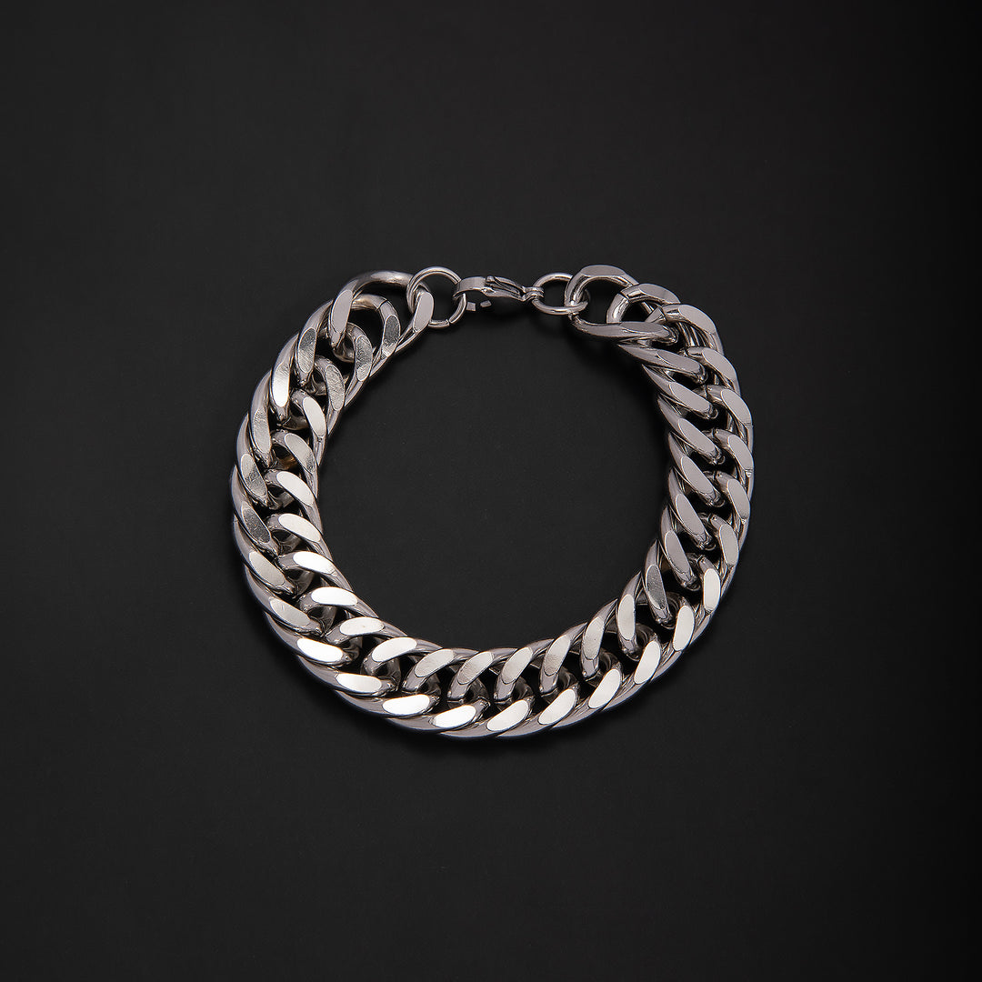 Fetter kubanische Gliederkette Armband Karnz