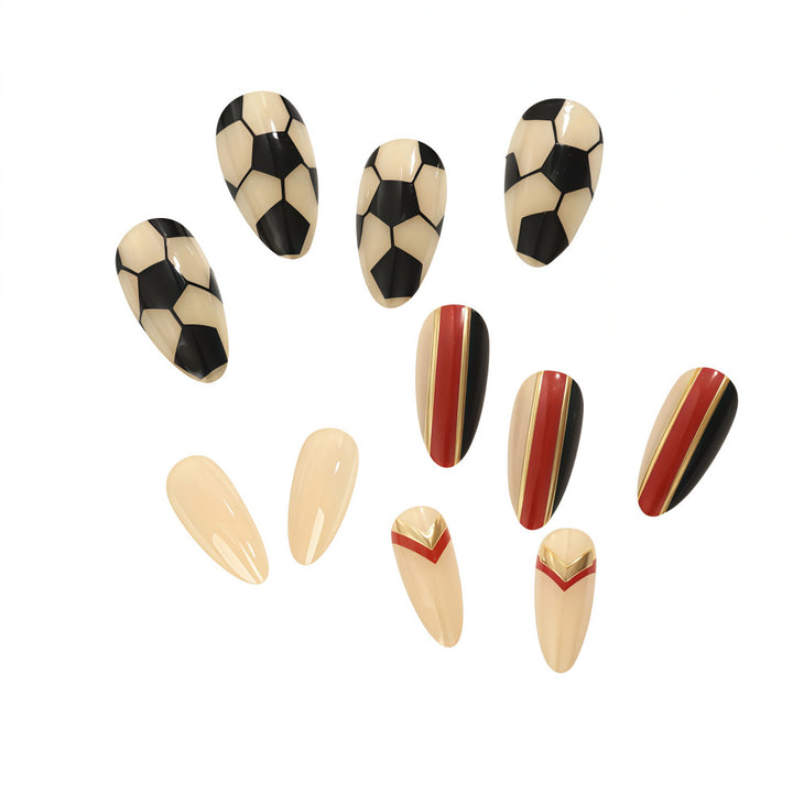Kreative Fußball Nagelkunst Karnz